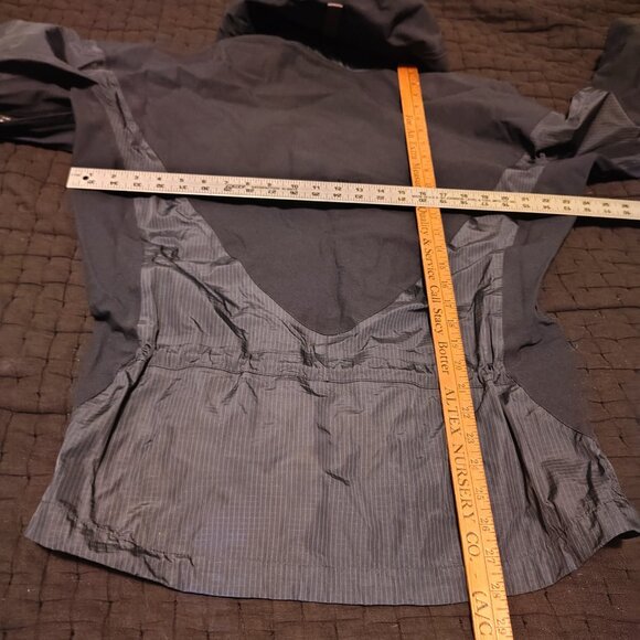 Marmot Stretch Armstrong Jacket Mens Navy Ripstop Waterproof Hood Winter Small - Picture 13 of 16